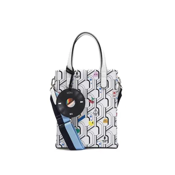 

2020 New Niche Designer Korean Printing Bag Portable Shoulder Bag Ins Messenger Small Bag Mobile Phone Bag Simple and Stylish