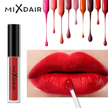 

MIXDAIR Lipstick Matte Lipgolss Red Waterproof Smooth Lip Tint Long-lasting Beauty Cosmetics Professional Make Up Lip