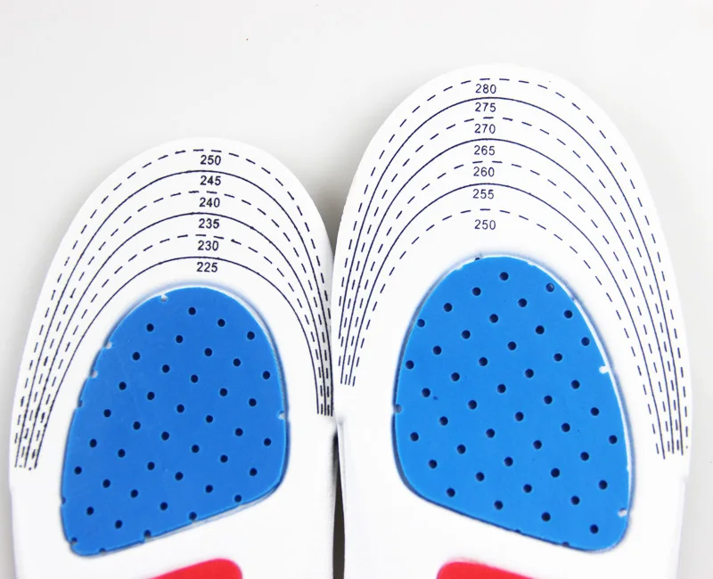 Unisex Orthotic Arch Support Sport Shoe Pad Sport Running Gel Insoles Insert Cushion for Women foot care Big Size