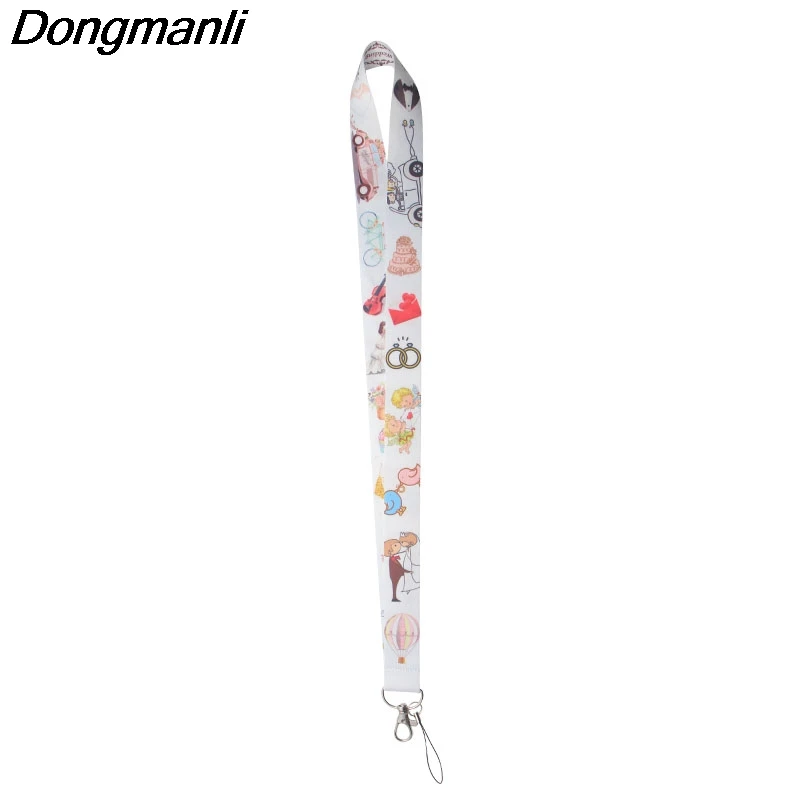 PC179 свадебный брелок Lanyards держатель удостоверения личности ID карты пройти тренажерный зал мобильный телефон USB бейдж держатель ключевой ремень