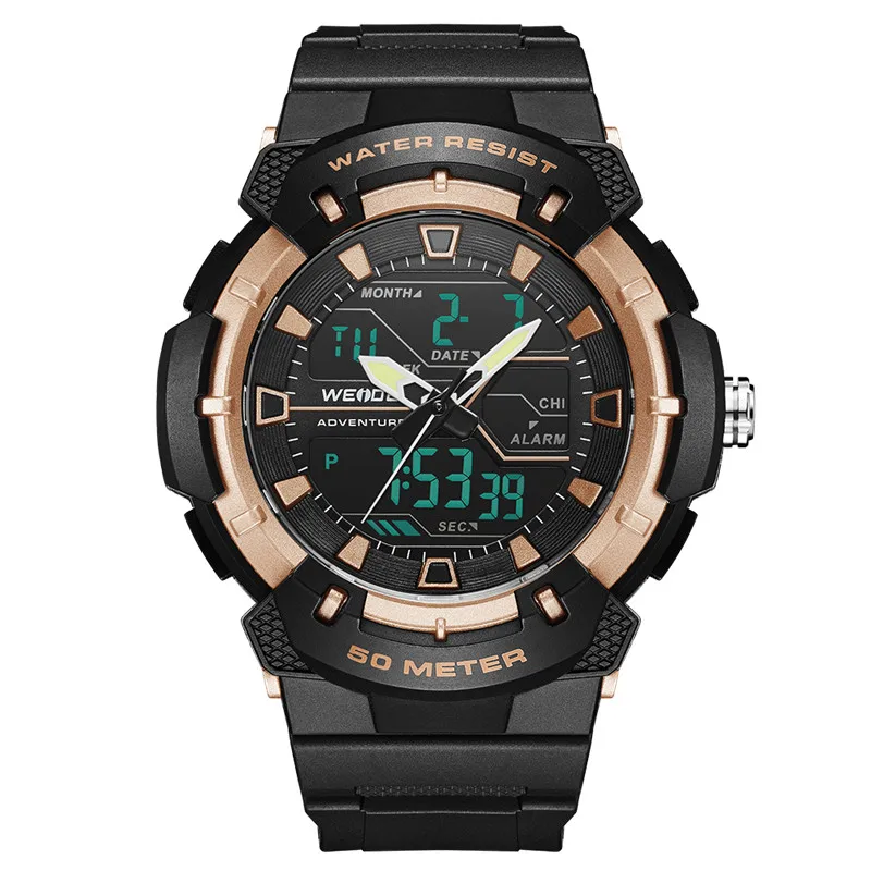 Часы наручные WEIDE мужские водонепроницаемые модные спортивные брендовые