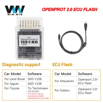 

Tactrix Openport 2.0 ECU FLASH open port 2.0 For Toyota For JLR SDD Chip Tuning OBD 2 OBD2 Car Diagnostic Auto Scanner Tool