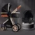 Luxury Baby Stroller 3 in 1 High Landscape Baby Cart Can Sit Can Lie Portable Pushchair Baby Cradel Infant Carrier Free Shipping 16