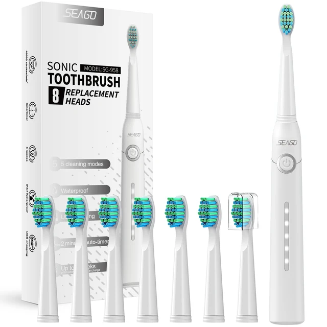 White 8brush Heads
