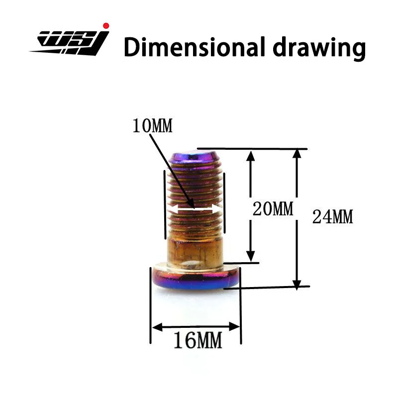 M10 * 20 Brake Disc Screw For Motorcycle Electric Vehicle motorcycle screws