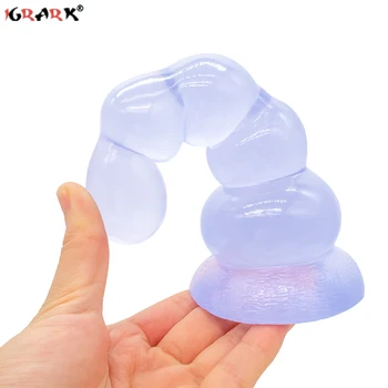 Big Dildo Strong Suction Beads Cock Penis Anal Butt Plug Ball Sex Toys for Women Men Adults Couples Sexy in Stock Masturbators 5