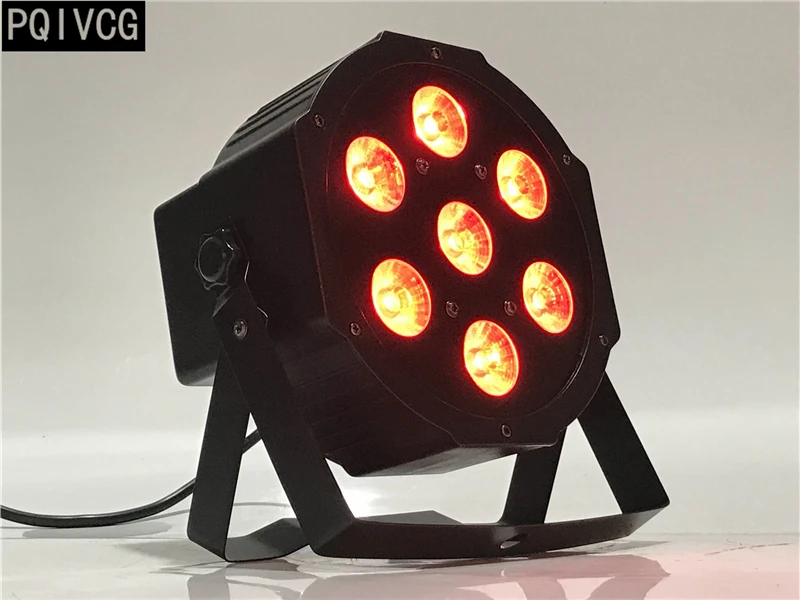 7x12 Вт led par Светильник 12 Вт rgbw 4в1 dmx512 par Светильник Профессиональный Высокая яркость диско светильник s