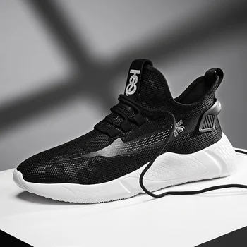 

Men FUTURE RUNNER Running Shoes Breathable Light Weight Wearable Sport Shoes Comfort Athletic Outdoor Black Sneakers Size 39--46