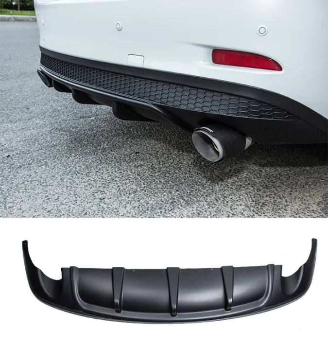

Silver And Black Rear Spoiler Diffuser Bumper Guard Protector Skid Plate Cover For Mazda 6 M6 Atenza 2014 2015 2016 2017 2018