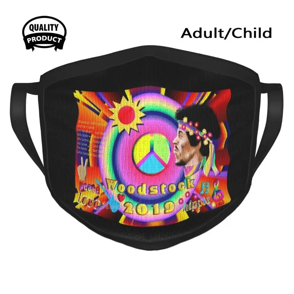 

Woodstock - 2019 - 2 ( C ) 2019 Alicia Villarreal Windproof Sport Soft Warm Mouth Mask Alicia Villarreal Multimedia Artist