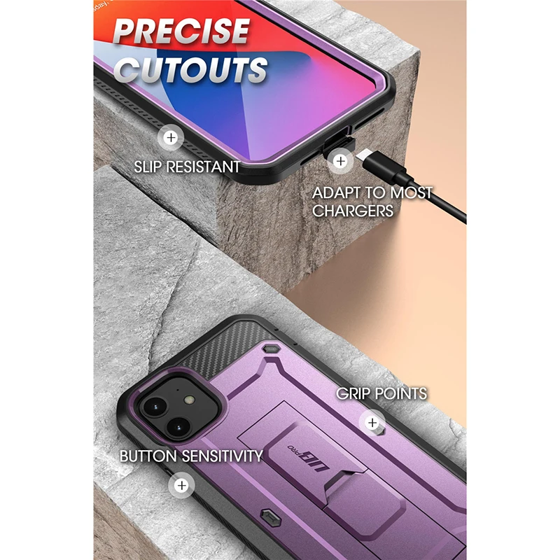 Supcase Voor Iphone 12 Case 12 Pro Case 6.1 