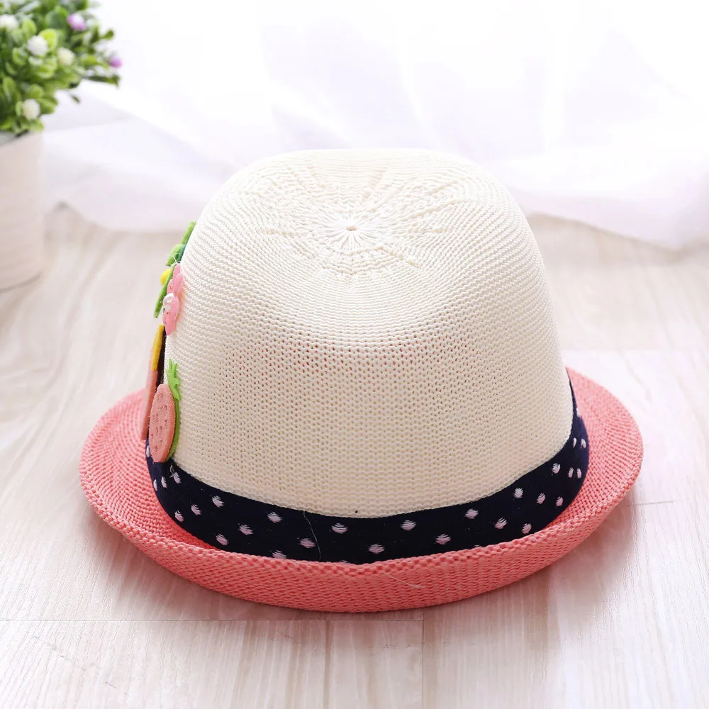 Boys and girls jazz hat embroidered coconut tree Toddler Infant Sun Cap Outdoor Baby Girls/Boys Hat Jazz Cap For Baby 