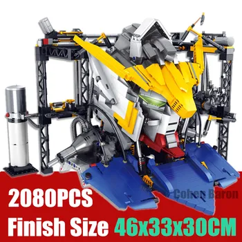 

New 2085PCS MOC Gundam Bust Barbatos Iron-Blooded Orphans Building Blocks Technic Robot Bricks Set Toys Kids Children Gifts