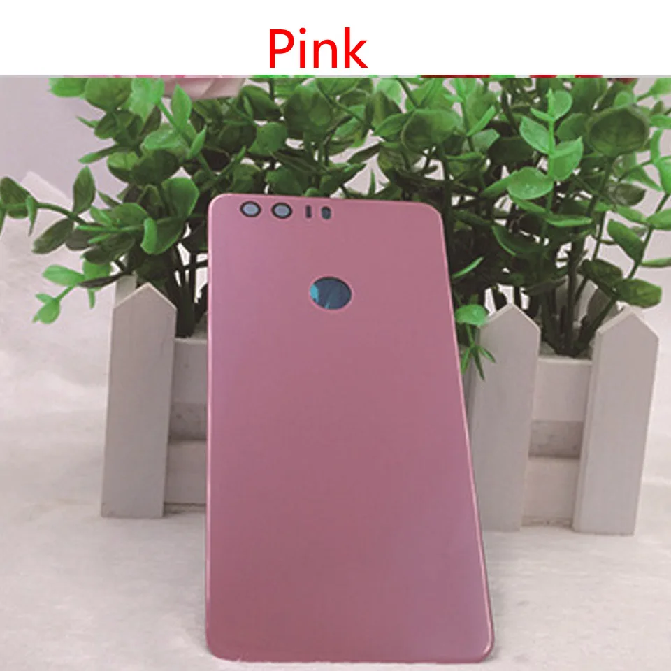 Pink-No tool Батарея чехол для Huawei Honor 8 задняя батарея Дверь чехол на заднюю крышку чехол для Honor8 FRD-L02 FRD-L04 Корпус Замена - Цвет: Pink-No tool