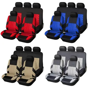 

General Comfortable 9PCS/SET Universal Car Seat Coves Mats Vehicles Seat Covers Non-slip Car Interior Styling Seat Cover
