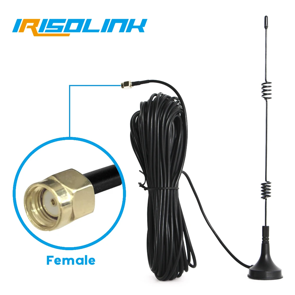 Tasa de descuento 3M 10FT 2,4 GHz 9DBI Wifi inalámbrico WLAN 5 x extensor de antena de amplificador de rango + Base aKwjMqXGjgl