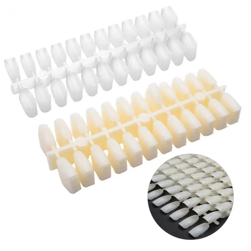 Nails Accessories False Nail Tips Card 240pcs Nails Gel Polish Color Card Display Showing Nails Tool 2 Colors