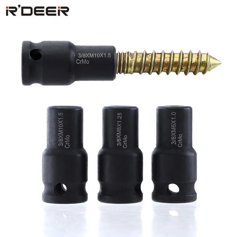

Socket Adapter 3/8" Square Shank Socket Holder 6mm/8mm/10mm Hanger Bolt Driver for Air Pneumatic Wrench