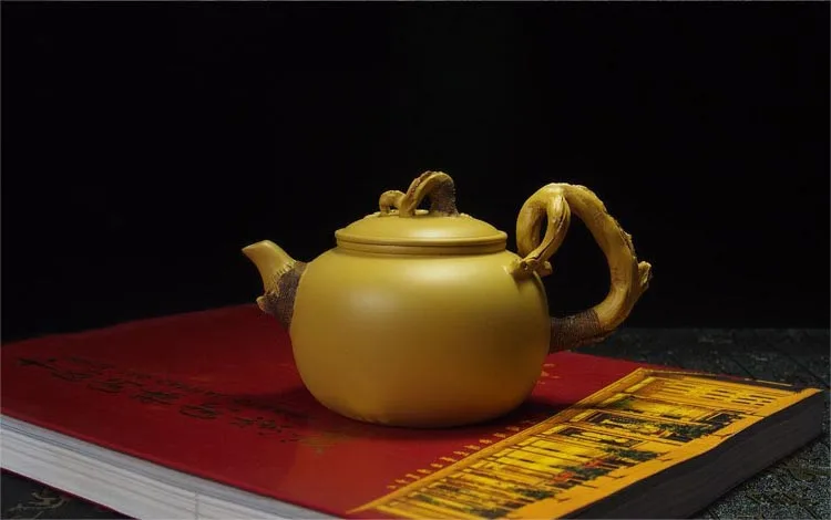 180 мл аутентичная фиолетовая глина yixing Duan Mud чайник ручной работы старинные ремесла с изображением кунг-фу Teaware чайник украшения коллекции