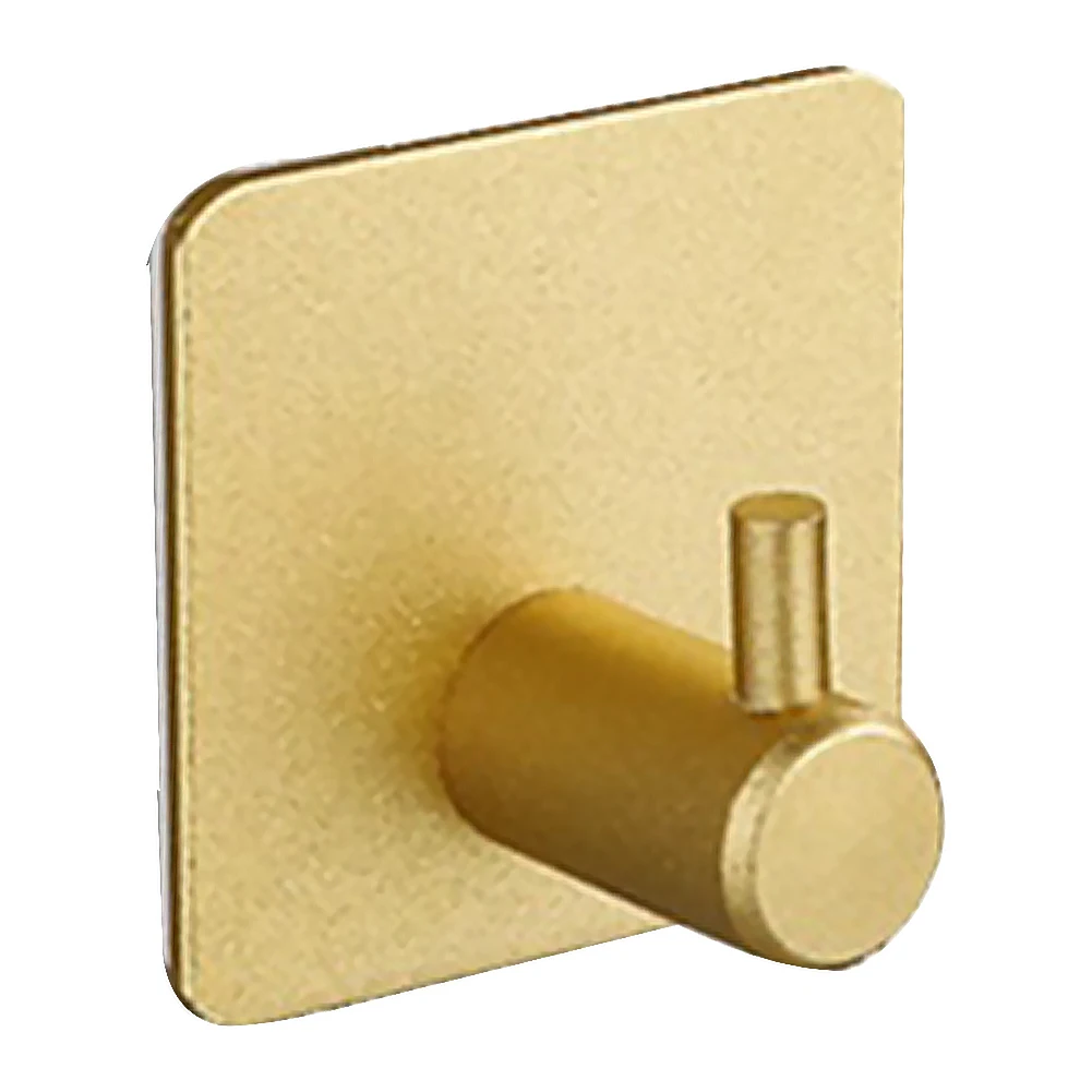 Adhesive Hooks Waterproof Wall-mounted Clothes Umbrella Keys Hats Storage Drill-free Decoration Hooks