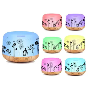 

VVPEC 500ml LED Air Humidifier Home Office Ultrasonic Diffuser Purifier Mist Maker