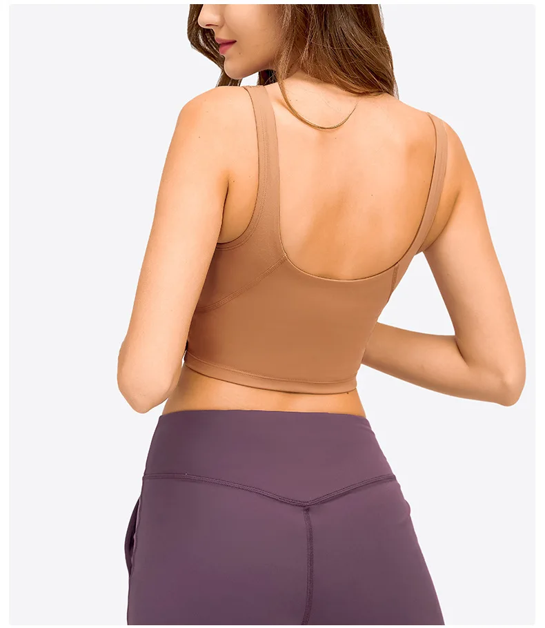 Hot Selling Wholesale Pop Women Sports Bra Tight Gym Crop Top Yoga Vest Shockproof With Chest Pad High Strength Fitness Clothing Hot Selling Wholesale Pop Women Sports Bra Tight Gym Crop Top Yoga Vest Shockproof With Chest Pad High Strength Fitness Clothing