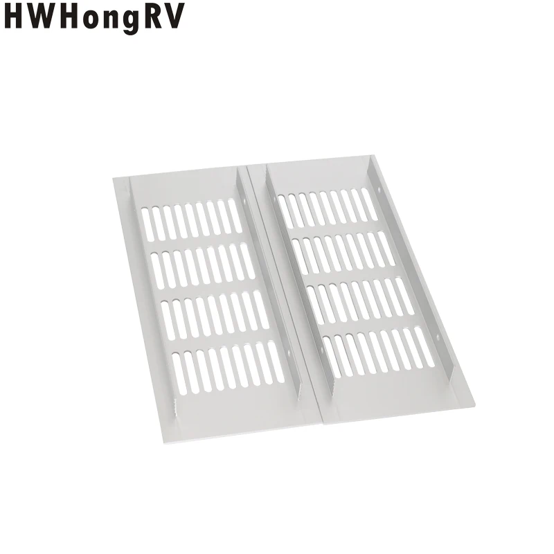 RV 8x20cm Silver Air Vent Louvred Grill Cover Ventilation Grille Set of 2 Caravan Ventilation board электрогриль steba vg 101 bbq table grill silver