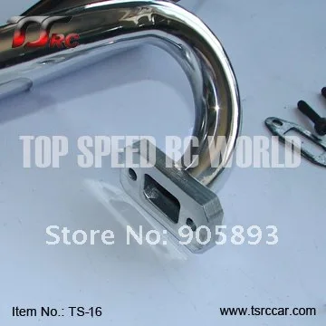 Exhaust Pipe/Tuned Pipe for 1/5th RC Gas Model Car/for FG Truck,FG Big Monster , Free shipping!!