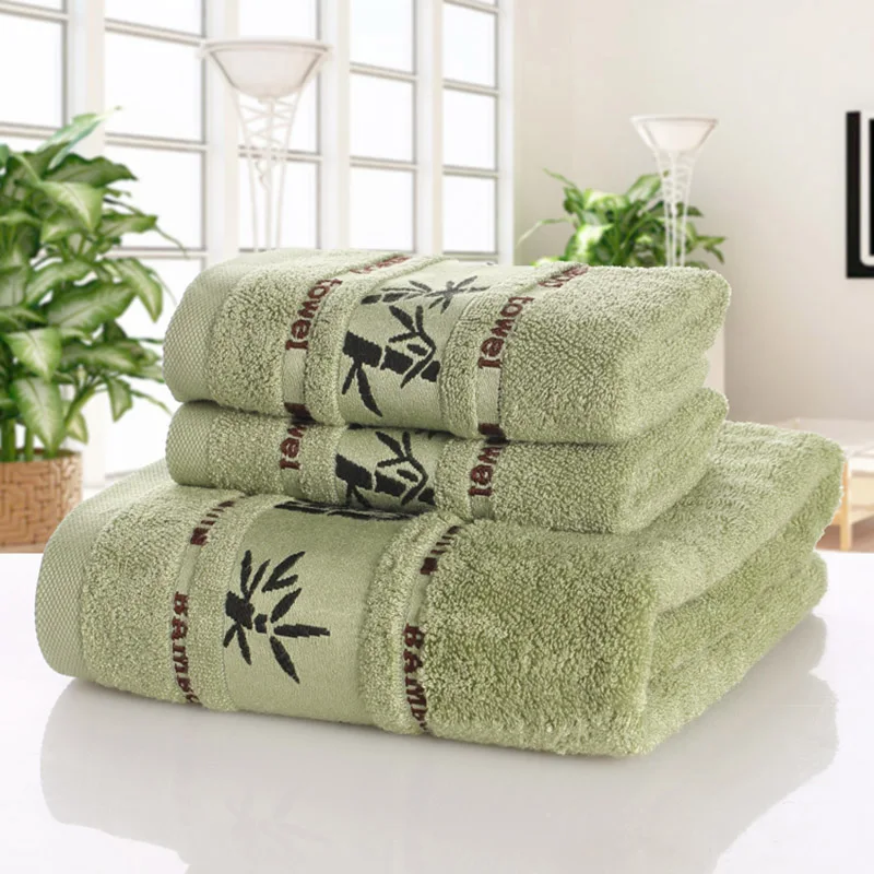 Towel Bath Bamboo Fiber Beach Soft Comfortable Fast Dry Bathroom Square Adults 