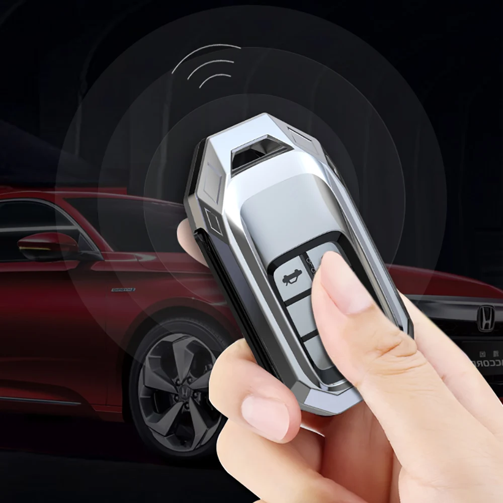 Подходит для Civic Для HR-V CRV Odyssey Accord 2013- TPU черный для стилизации автомобильного пульта смарт-чехол для ключей Fob чехол