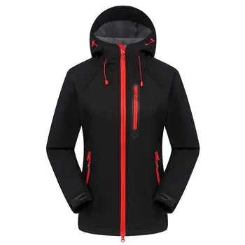 

Fleece Heated Softshell Waterproof Outdoor Ski Jacket Women Mountain Climbing Rain Windbreaker Coat Hiking Jackets SA-8