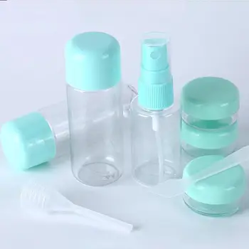 

7pcs/Set Travel Mini Perfume Spray Bottle Empty Cosmetic Containers Plastic Atomizer Portable Travel Perfume Bottle