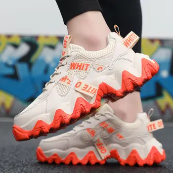 

New Fashion Brand Designer 2020 Sport Casual Shoes light Cushion Lightweight Breathable Sneakers Summer Couple Shoes male 36-44