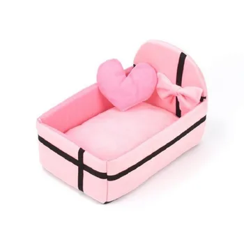 

New Pet Bed Dog Supplies Bed Pet Kennel Kennel Washable Pink Warm Soft Pet For Cat Puppy Cotton bednew