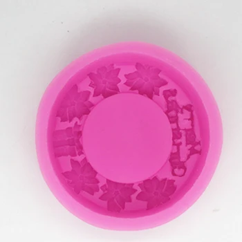 

DIY Round Shape Maple Leaf Cake Silicone Mold Christmas Letter Soap Candle Decorating Tools Chocolate Cake Baking Mould