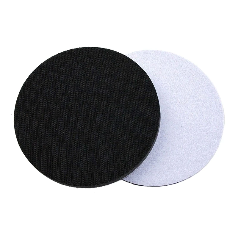 Hot 5 Inch Flocking Sandpaper Tray Padded Sponge Cushion Magic Pad Grinding Machine Protection Pad Shock Pad 125MM