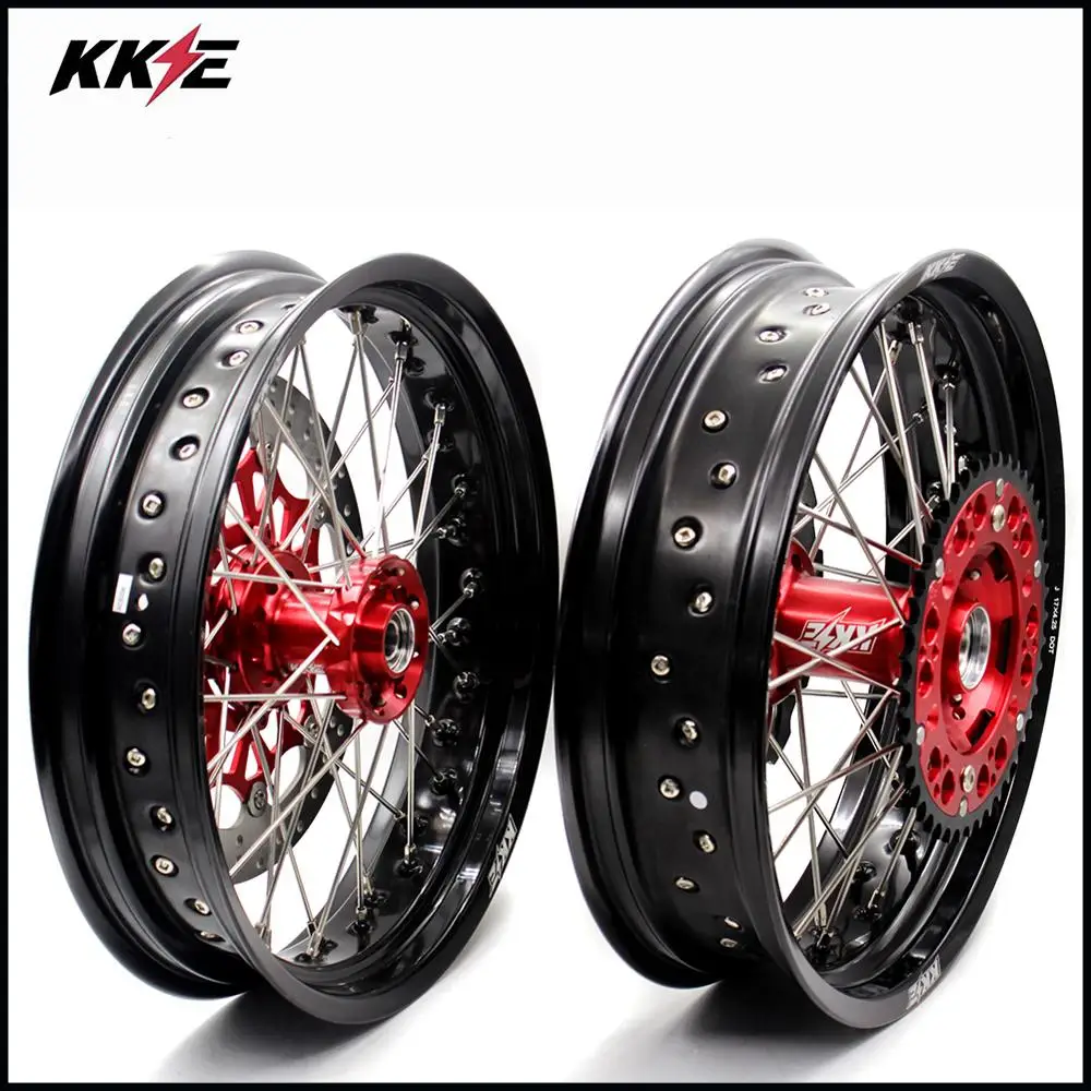 KKE 3,5/4,25 17IN полный Supermoto диски Набор для HONDA CRF250R- CRF450R 2013- задние 240 мм диски