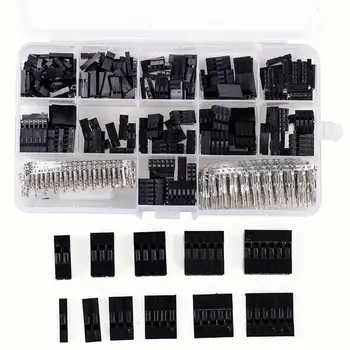 

Household 620pcs Plastic Housing Terminal Needle Combination Male Terminal + Female Terminal 2.54 Pitch Terminal Connector
