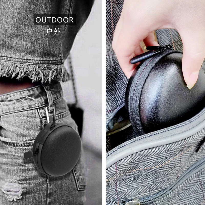 For Samsung Galaxy Watch 3 4 5 46mm Gear S3 Portable Charger Holder Dock Case Travel Hard Protective Bag Pouch Cover Zipper Box