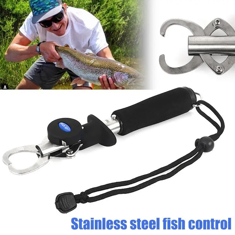 

Fish Catcher Fish Control Device Outdoor Fishing Tackle Multi Functional Clamp Black Fish Clamp