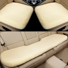 Теплый чехол для сиденья автомобиля Универсальная зимняя плюшевая подушка из искусственного меха Зимние украшения одежды и обуви для автомобиля защитный коврик на сиденье аксессуары для салона автомобиля