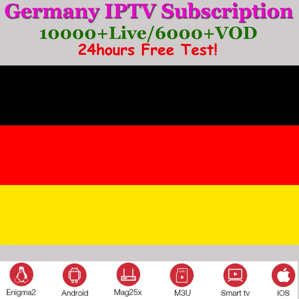 Немецкая y Австрия IP tv, Румынская ТВ, Венгерская hrvtsk, немецкая индийская Корея, Таиланд, Шри-Ланка, IP tv, Android Smart tv box M3U Enigma2