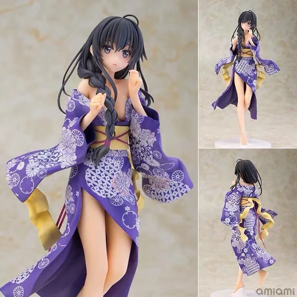 

Anime My Youth Love Story Stance Snow under Snow Is Bathrobe Garage Kit Model Ornaments