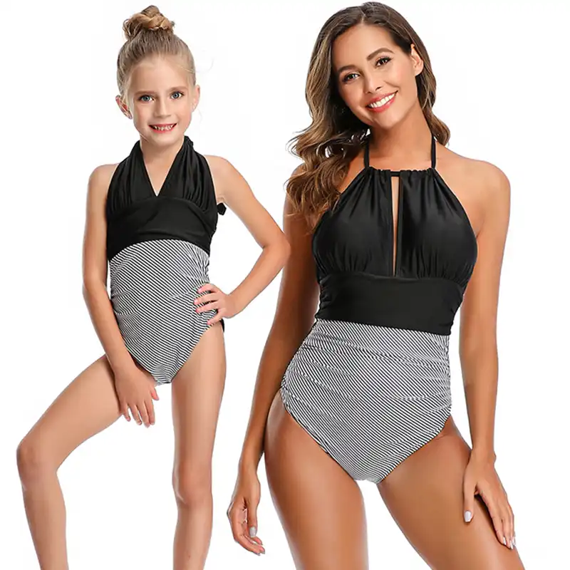 mom and daughter swimwear