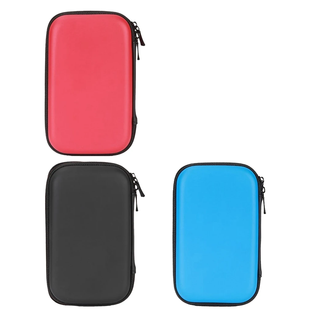 3Pieces EVA Small Bag, Portable EVA Hard Drive Travel Organizer Bag for Electronics Cables Adapter Earphone Accessories