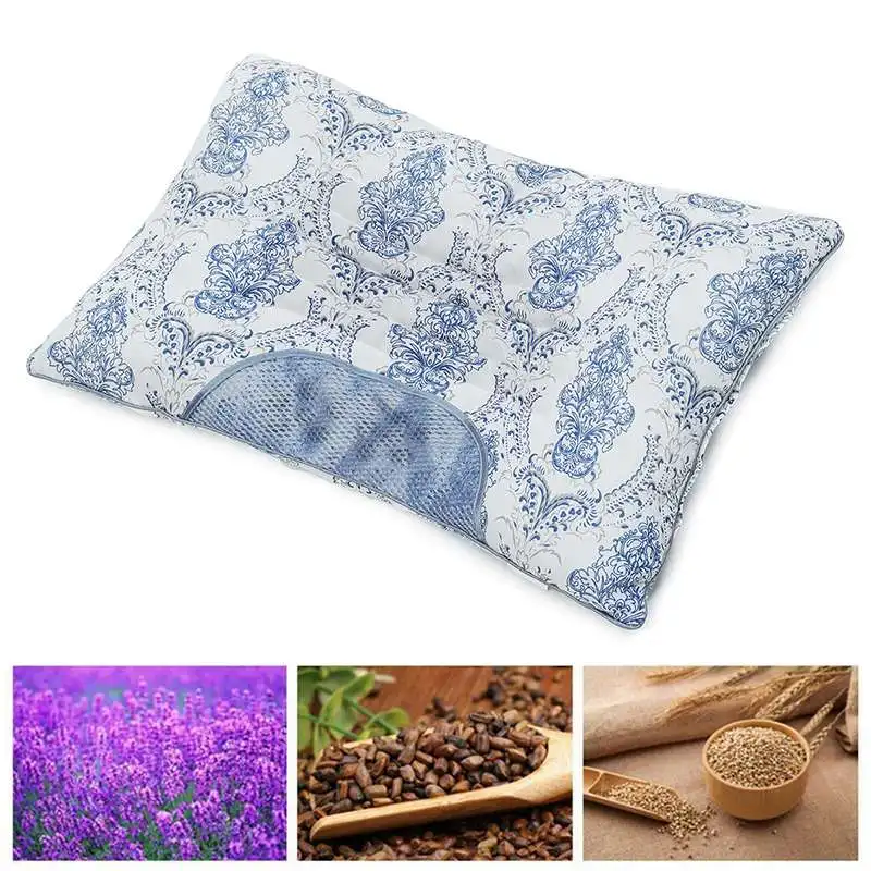 

Cervical Neck Healthy Cassia Seed Magnetic Energy Sleeping Pillow Anti Snoring Protect Spine Gif Natural health care
