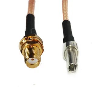 

50pcs SMA Female Nut Bulkhead to TS9 Male Straight Connector RF RG316 Coax Coaxial Pigtail Cable 10/15/20/30/50cm 1m