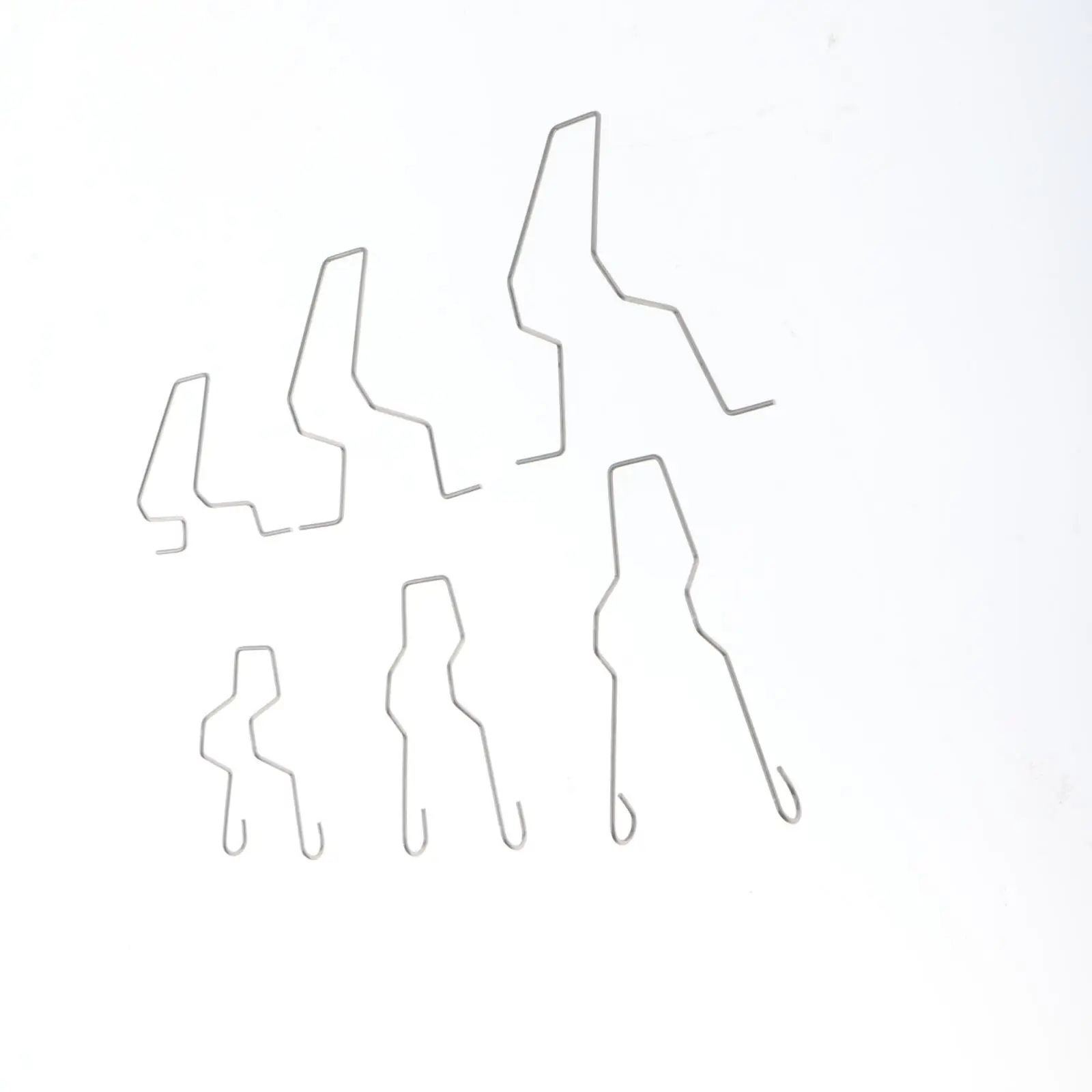 6pcs/Set Car Headlamp Dip Spring Clips , Car Headlight Retainer Clamps for H1 H4 H7Headlight Bulb Holder, Universal