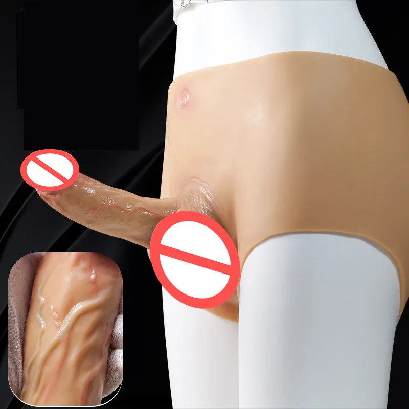 Silicone Strap-on Dildo Elastic Panties Realistic Dildo Wear Pants Masturbation Toy For Woman Lesbian Strap on Penis Sex Toy 22