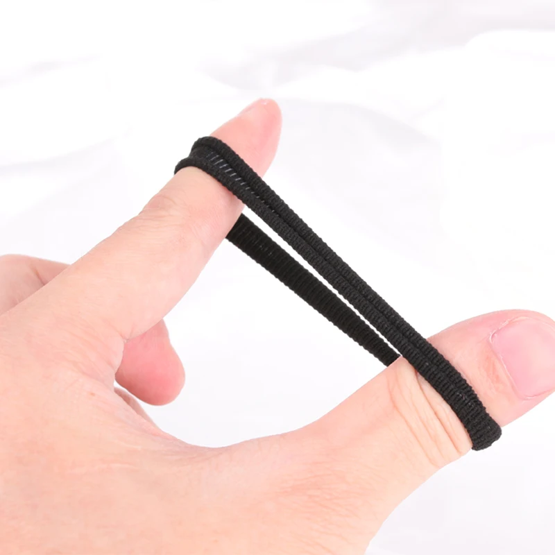 50/100pcs 2/3cm Colorful Girls Elastic Hair Bands Holder Tie Wholesale Rubber Band Kids Hair Accessories Hair Bands for Girls